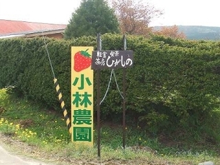 小林農園の看板