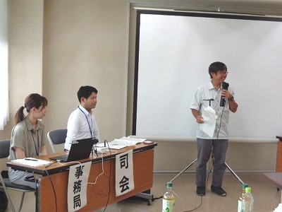 金谷相談役（せたな町）より開会挨拶