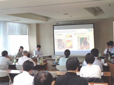 アイガモロボットの話題には高い関心が寄せられていました