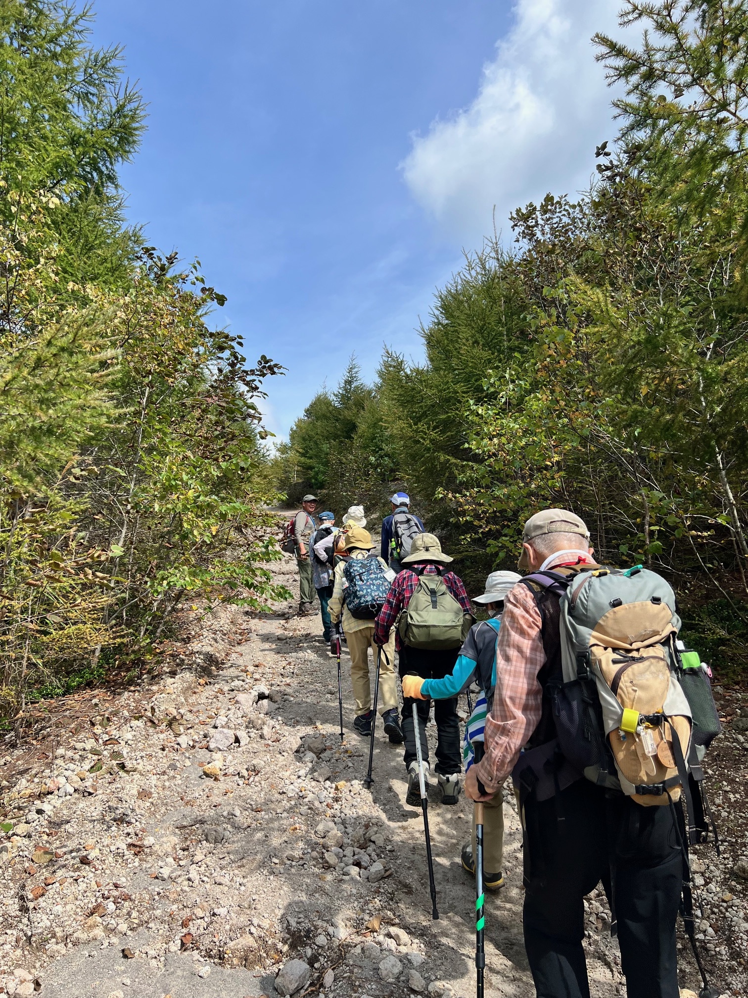 登山の様子