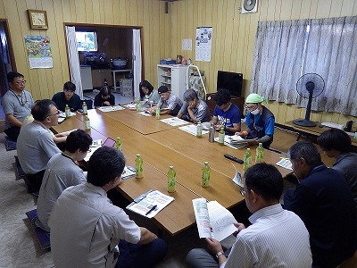 知内町中ノ川地区重点懇談会を開催しました