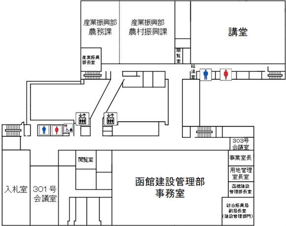 3Fフロア図